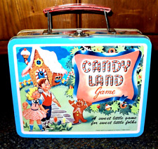 1998 Hasbro Candy Land Game Collectors Metal Tin Lunch Box Vintage picture