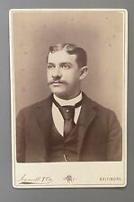 1890s Baltimore Orioles Reddy Mack 1st Northern Ireland Born MLB Cabinet Card picture