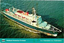 Vintage Postcard 4x6- SS Veendam cruise ship picture