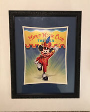 Disney Mickey Mouse Club Theater Greg McCullough 2010 Print Matted & Framed  picture