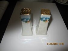 VTG HAND PAINTED FOR-GET-ME-NOTS SALT/PEPPER SHAKERS picture