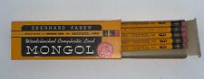 VTG 5 Eberhard Faber Pencils Woodclinched Complastic Lead Mongol 2-3/8 Firm 482 picture