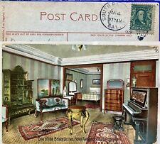 BRIDAL SUITE, HOTEL ALEXANDRIA,LOS ANGELES, CA~postcard~ 1908 B. Franklin stamp  picture
