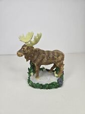 Vintage Moose Figurine Sculture Standing In Water Russ #14650  picture