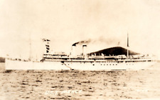 USS Mercy AH-4 Hospital Ship WWI US Navy Real Photo Photo Postcard Rppc picture