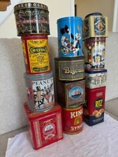 Vintage LOT of Collectable Advertising Metal Tins  picture