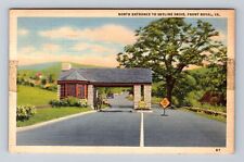 Front Royal VA-Virginia, North Entrance To Skyline Drive Vintage c1942 Postcard picture