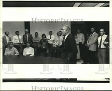 1987 Press Photo Governor Edwin Edwards at a meeting - nob03867 picture