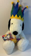 Peanuts Snoopy 24” Plush Jester Hat Limited Edition Macy’s 2000 Millennium NWT picture
