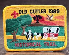 Old Cutler Historical Trail Boy Scout Patch Vintage NOS BSA 1989 #15 picture