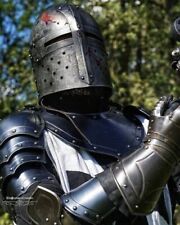 Medieval Black Templar Knight Full Body Set Armour Cosplay Halloween Suit picture
