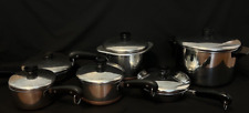 Revereware cookware pots stock pans sauce lids 14 pcs lot set  1801 picture