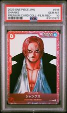 ONE PIECE JAPANESE PREMIUM CARD COLLECTION FILM RED 016 HSANKES PSA 10 picture