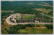Ogelbay Park Wheeling West Virginia Wilson Lodge Aerial View Chrome Postcard picture