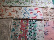 Vintage Feedsack Flour Sack Fabric Novelty Lot Rare Hard to Find Prints picture