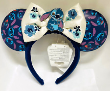 BNWT Disney Lilo and Stitch - Stitch Minnie Mouse Ears Adult Size Headband picture