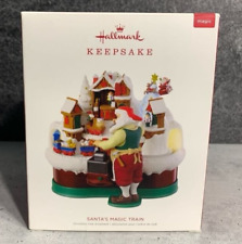 2018 Hallmark Keepsake - Santa's Magic Train Ornament - Light, Sound, & Motion picture