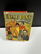 Vintage Uncle Don's Strange Adventures Big Little Book #1114 Radio Star 1935 FN picture