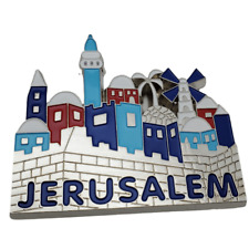 Jerusalem Wall Israel Holyland Fridge Magnet Travel Souvenir Tourist Gift Metal picture