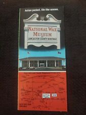 Vintage National Wax Museum Lancaster County Travel Brochure picture