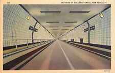 Postcard New York Holland Tunnel Interior New York Unposted picture