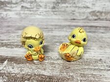 Vintage Hatching Chicken Chick Figurines picture