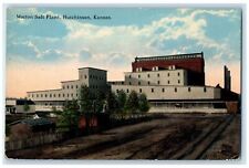 c1910's Morton Salt Plant Building Scene Hutchinson Kansas KS Unposted Postcard picture