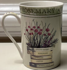 Creative Tops Garden Herbs Coffee Mug Cup Rosemary Thyme Sage Chives picture