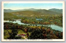 Schroon Lake at Pottersville New York Postcard. Adirondacks. picture