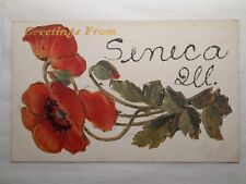Postcard flowers IL - Greetings from Seneca picture
