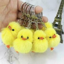 Creative personality toy 5Cm cute yellow chick animal keychain doll gift P9H7 picture