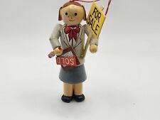 Vintage Realtor Real Eatate Agent Female Wooden Ornament picture