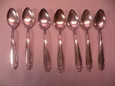 Set Of 7Teaspoons BMF1 by BMF 90 Scroll Tip Glossy Silverplate 5 1/2 GB4 picture