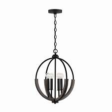Capital Clive 347642CK Chandelier Light - Carbon Grey and Black Iron picture