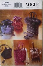 Vogue 9893 Misses Evening Bags Sacs Du Soir Sewing Pattern picture