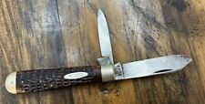 Vintage Case XX Pocket Knife 1940-64 Redbone Jack Knife 6231 2 Blade (30) picture