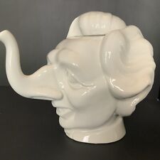 Luck And Flaw British Prime Minister Margaret Thatcher Tea Pot CARLTON WARE RARE picture