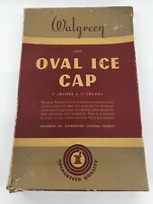 Walgreen Oval Ice Cap 7” By 11” Vintage Helper For Headache Toothache Aches B30 picture