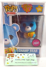 Funko Pop Care Bears 40th: Champ Bear #1203 (CHASE) W/Protector picture