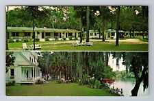 Old Town FL-Florida, Suwannee Gables Motel, Advertising, Vintage Postcard picture