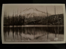 Antique Postcard Mt. Hood Oregon Mirror Lake RPPC picture