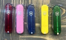 Lot of 5 Victorinox Classic SD Swiss Army Knives Multi Color B picture