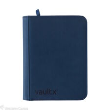 Vault X: Premium 4-Pocket Exo-Tec® Zip Binder - Royal Blue :: A5/20 Pages Album  picture