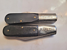 Vintage Barlow 2 Blade Pocket Knife - LOT OF 2 picture