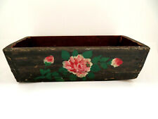 Vintage Chinese Wood Painted Planter / Storage Box picture