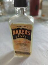 Vintage Baker's Pure Peppermint Extract Bottle picture