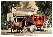 Postcard WY Jackson Hole - Stagecoach Station picture