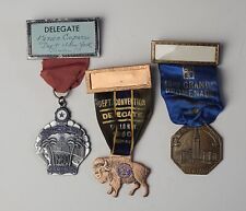 VINTAGE AMERICAN LEGION 1960s CONVENTION MEDALS BADGES RIBBONS LOT (BL8) picture