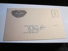 LOT OF 4 1938 - 1939 OMAHA MUTUAL BENEFIT INVOICE CARDS RAY J MOREY -  BBA23C picture