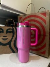 Stanley x Starbucks Winter Pink 40oz Tumbler 2024 Target Exclusive FAST SHIPPING picture